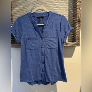 💙Cable & Gauge Blue Women's Blouse